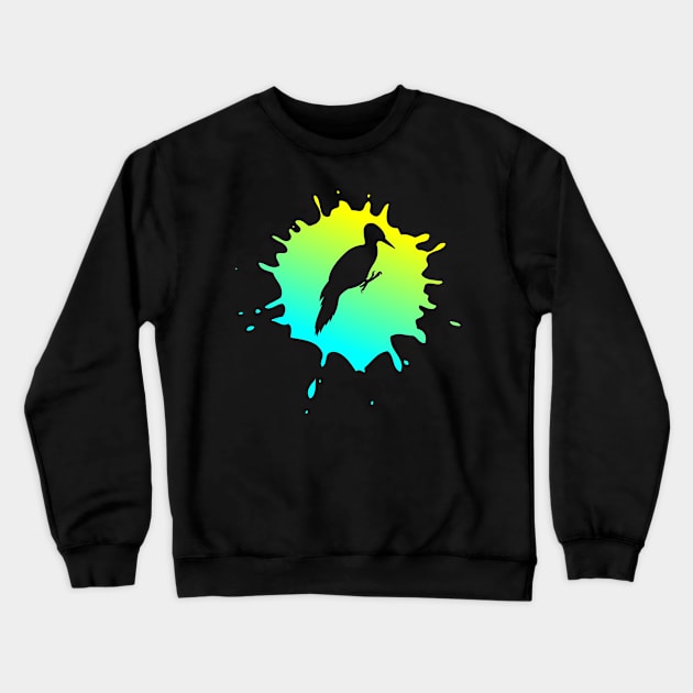 Men or Boys Woodpecker Crewneck Sweatshirt by JKFDesigns